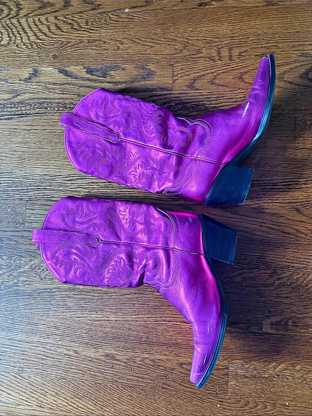 Jeffrey Campbell Pink Metallic Dagget Boots US 9 - Picture 3 of 5